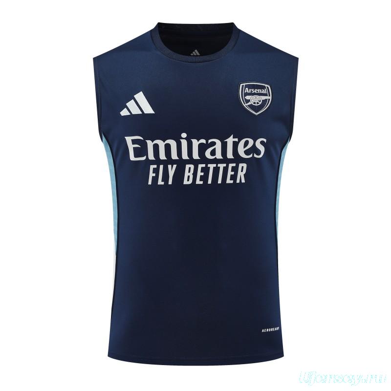 25/26 Real Madrid Navy Vest Jersey+Shorts