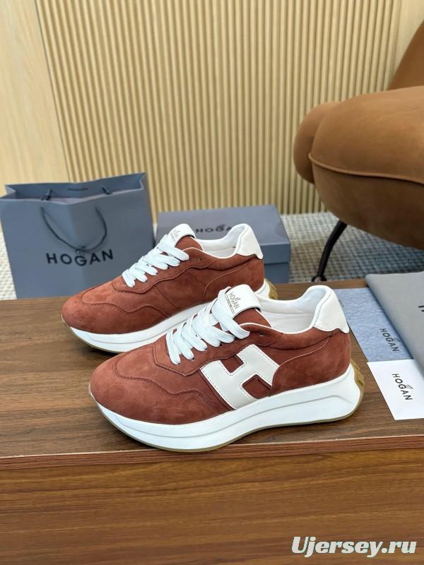 Hogan H-STRIPES Series Couple Thick Sole Dad Shoes Sneakers - AS00350