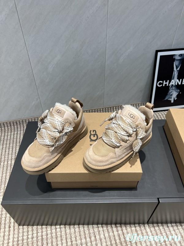 UGG Platform Loafers Series Round Toe Chunky Sole Casual Shoes - MJ00270