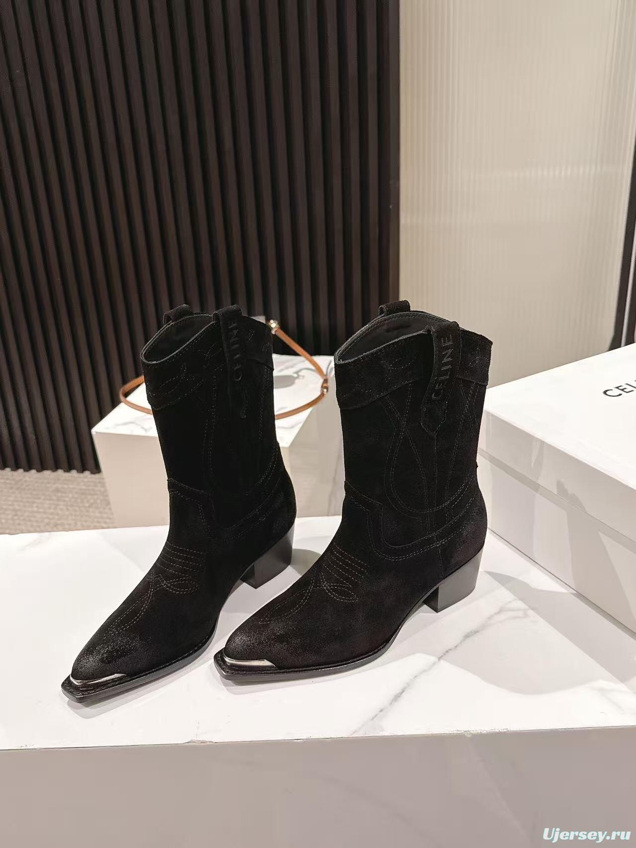 CELINE Fashion Boots 2025 SS Collection with Arch of Triumph Logo - LY00440