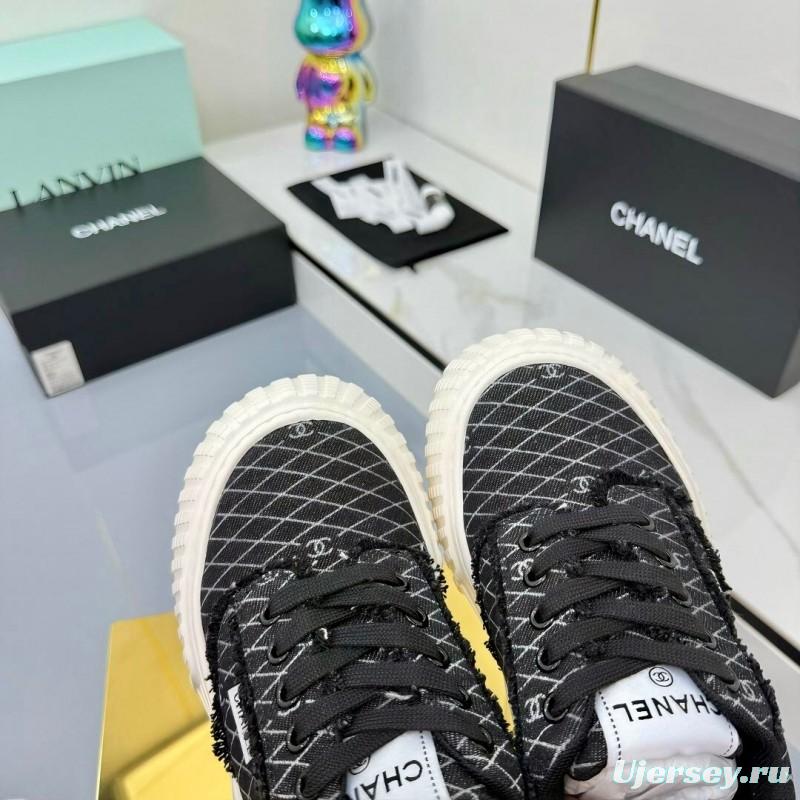 Chanel 2025/SS Little Chanel Loafers Panda Shoes Casual Sneakers - LY00330