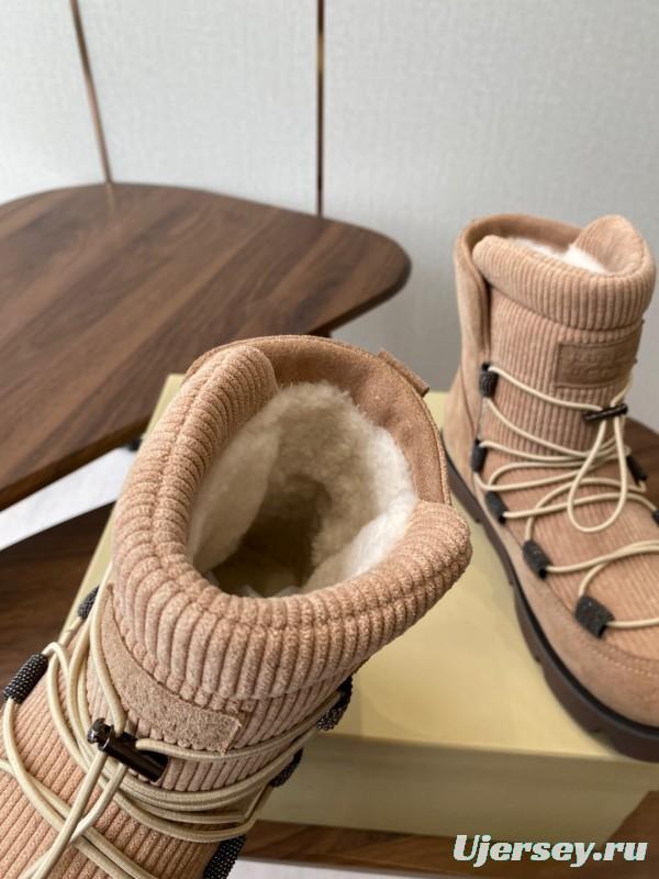 Brunello Cucinelli Open Walk Ankle Boot Winter Snow Boots - AS00410