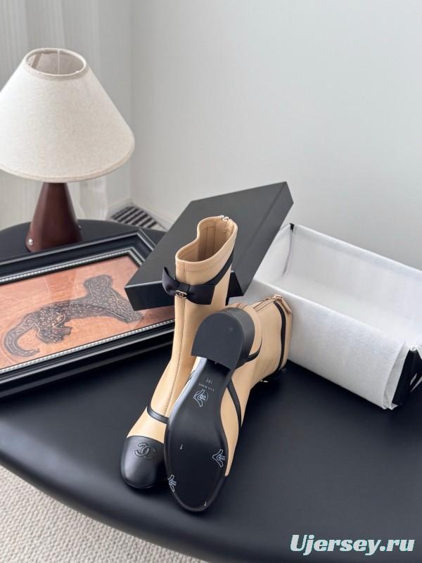 Chanel 2025 SS New Bow Ankle Boots - LY00