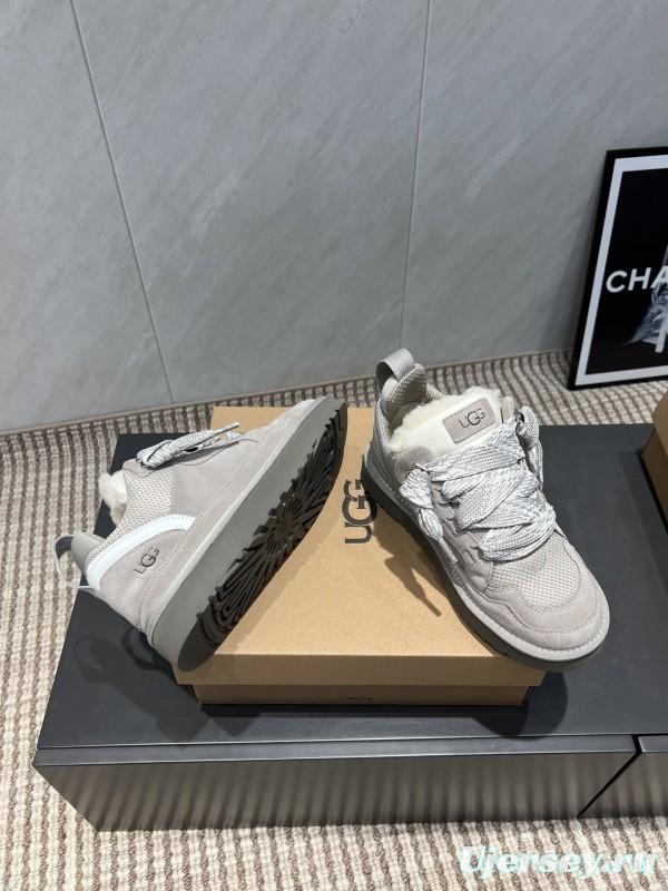 UGG Platform Casual Shoes with Round Toe and Thick Sole - MJ00270