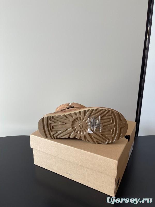 UGG 4512 Flat Buckle Ultra Wool Anti-Slip Snow Boots - AS00290