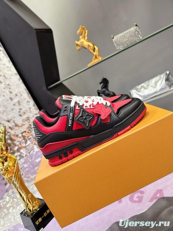 Louis Vuitton Trainer Series Casual Sneakers Skate Shoes - AS00400