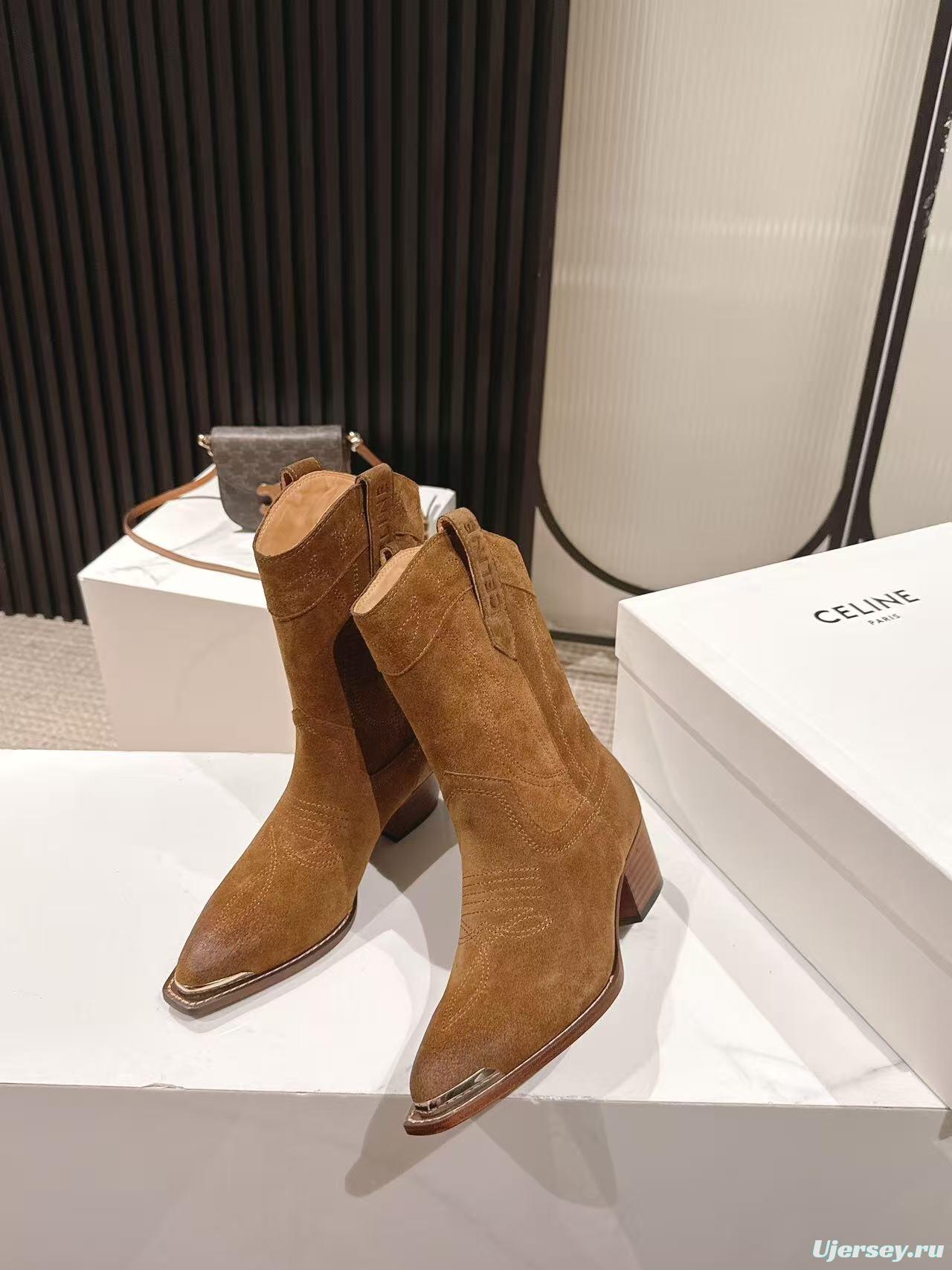 CELINE Fashion Boots 2025 SS Collection with Arch of Triumph Logo - LY00440