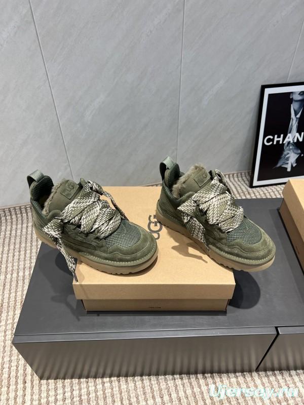 UGG Platform Sneakers Series Round Toe Chunky Sole Casual Shoes - MJ00270