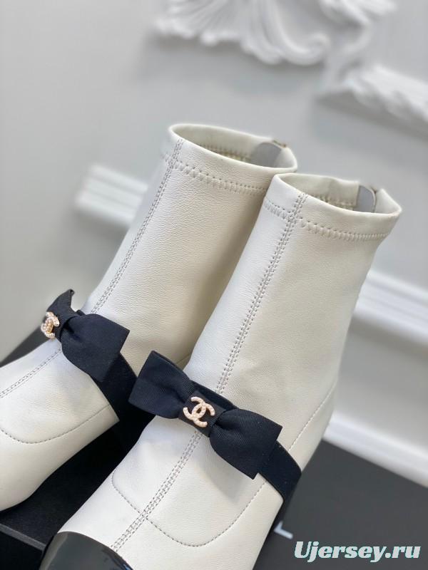 Chanel 2025 SS Bow Mary Jane Ankle Boots - LY00320