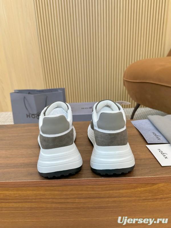 Hogan H-STRIPES Series Couple Thick Sole Dad Shoes Leisure Sneakers - LY00370/LY00380