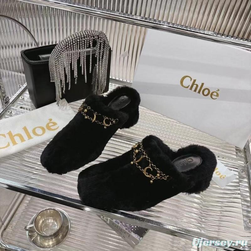 Chloe 2026 Real Fur Slippers - LY00320