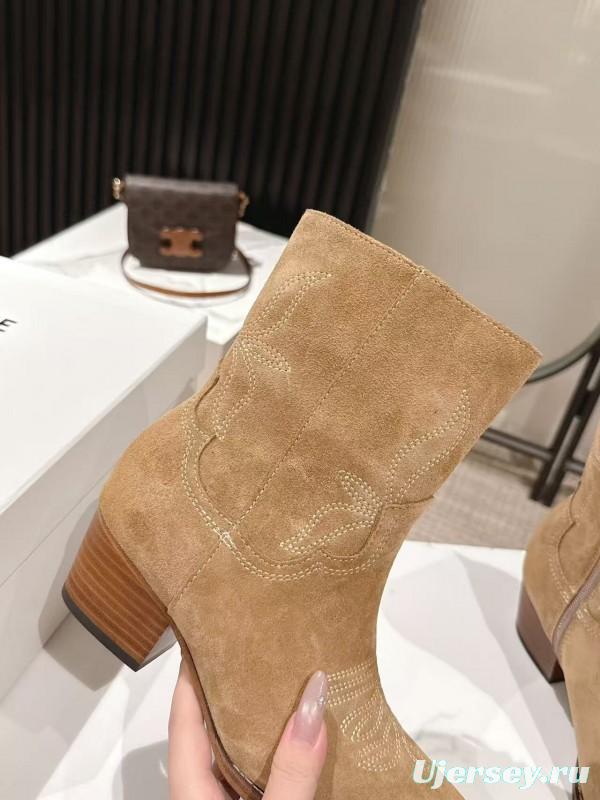 CELINE Fall/Winter 2025 Retro Fashion Ankle Boots - LY00440