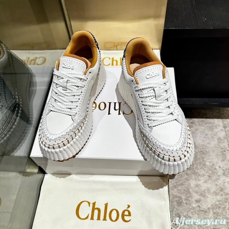 Chloe Spring Summer 2025 Hand-Stitched Mark Line Casual Shoes - LY00350