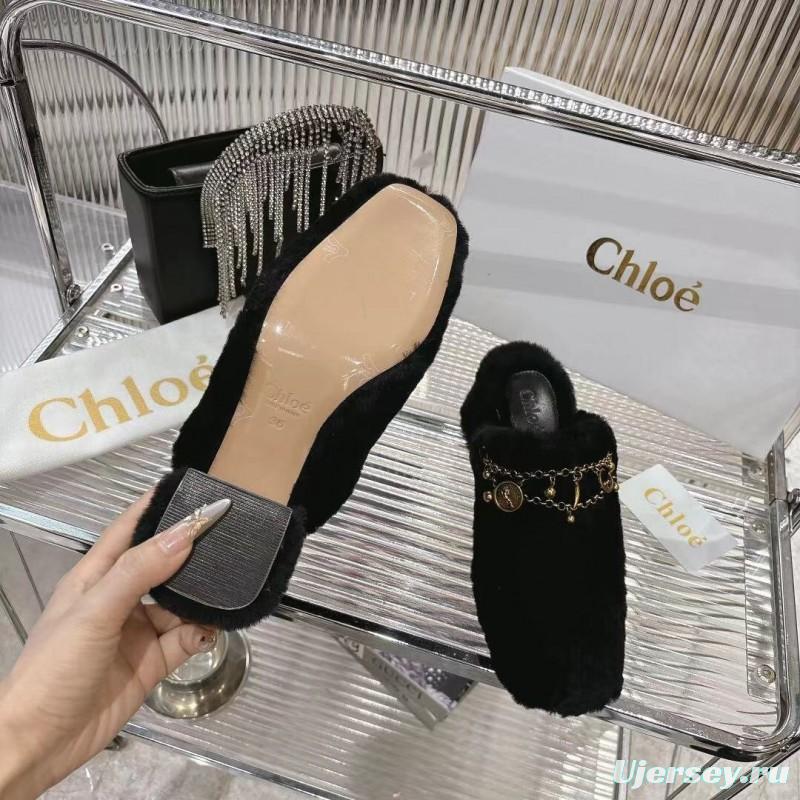 Chloe 2026 Real Fur Slippers - LY00320