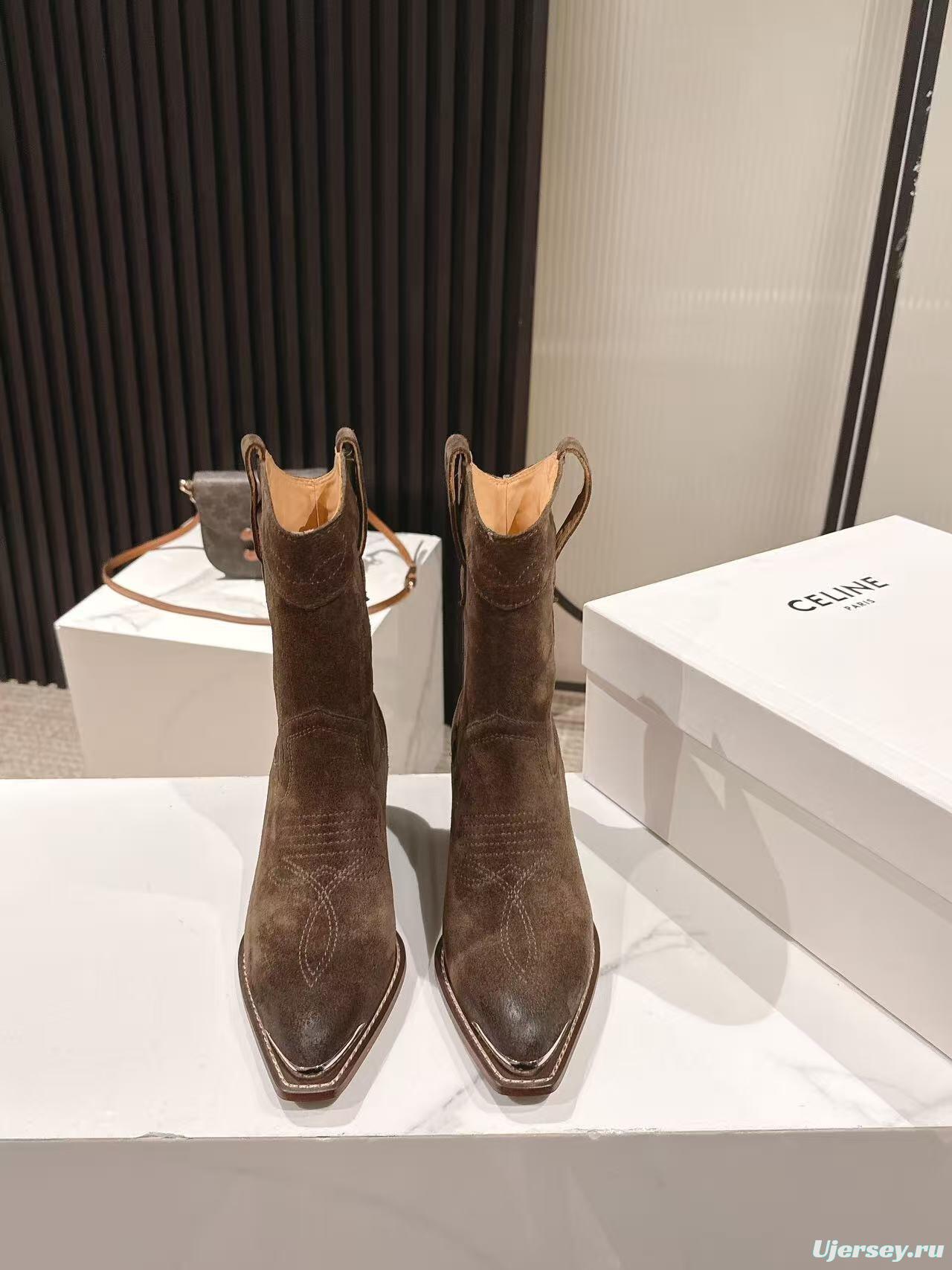 CELINE Fashion Boots 2025 SS Collection with Arch of Triumph Logo - LY00440