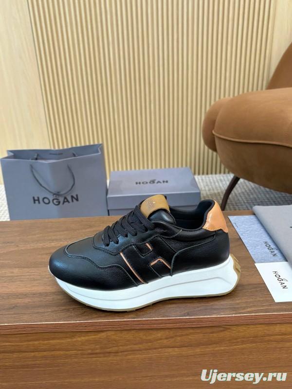 Hogan H-STRIPES Series Couple High Platform Dad Shoes Sneakers - AS00350