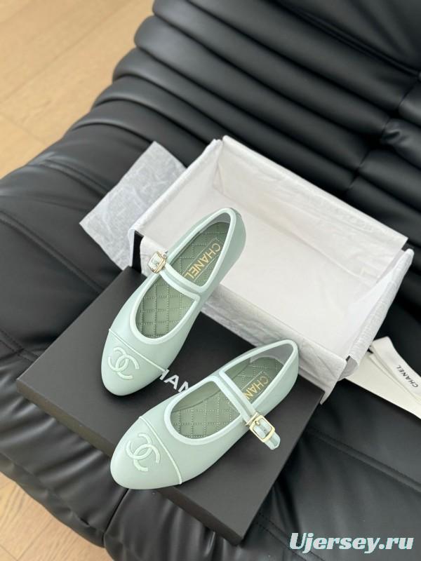Chanel SS 2025 Runway Mary Jane Flats - LY00