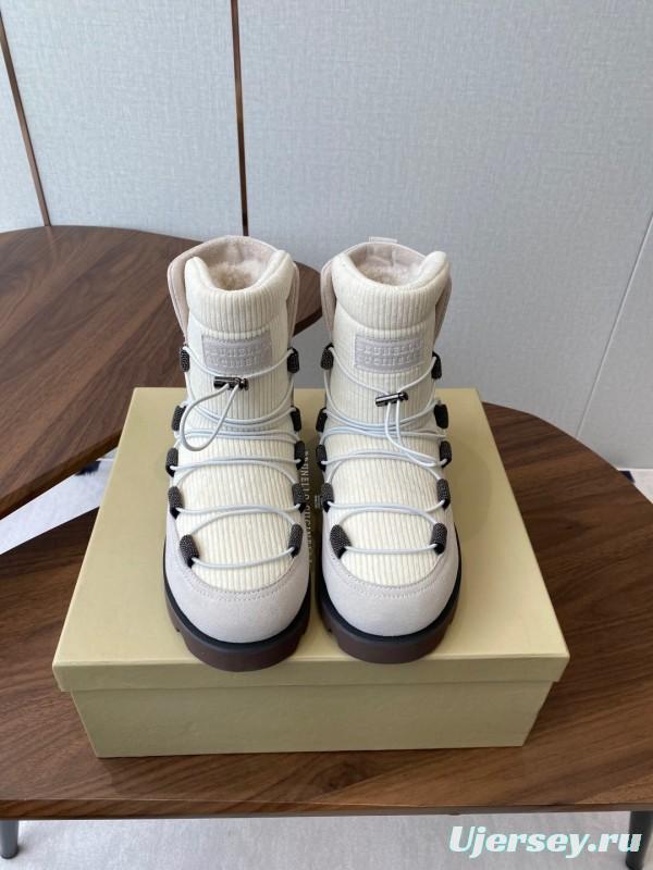 Brunello Cucinelli Open Walk Ankle Boot Winter Snow Boots - AS00410