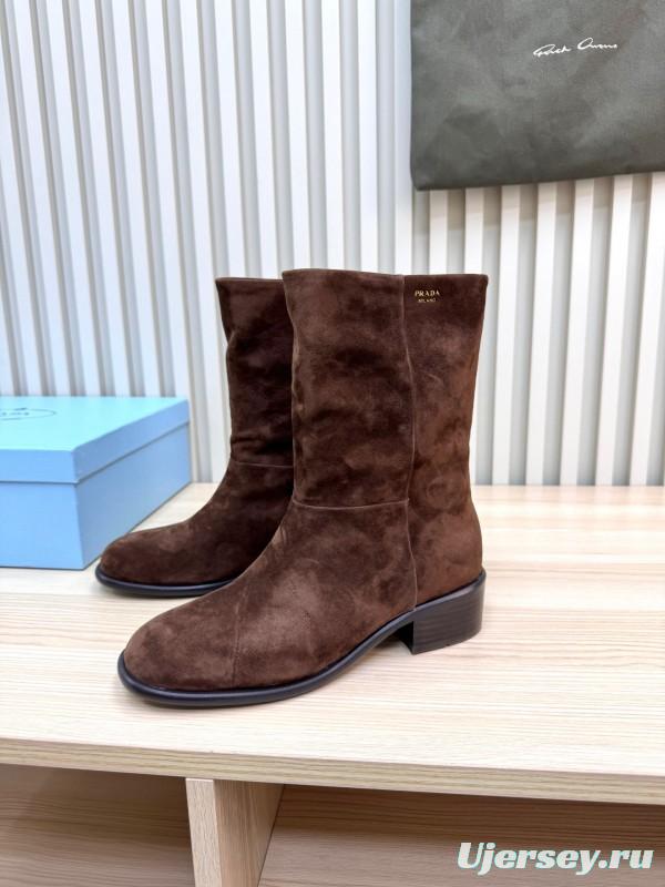Prada 2025/SS Mid Boots - LY0370