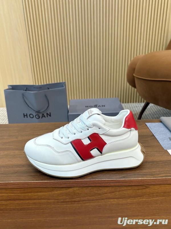 Hogan H-STRIPES Series Couple Thick Sole Dad Shoes Airship Sneakers - AS00350