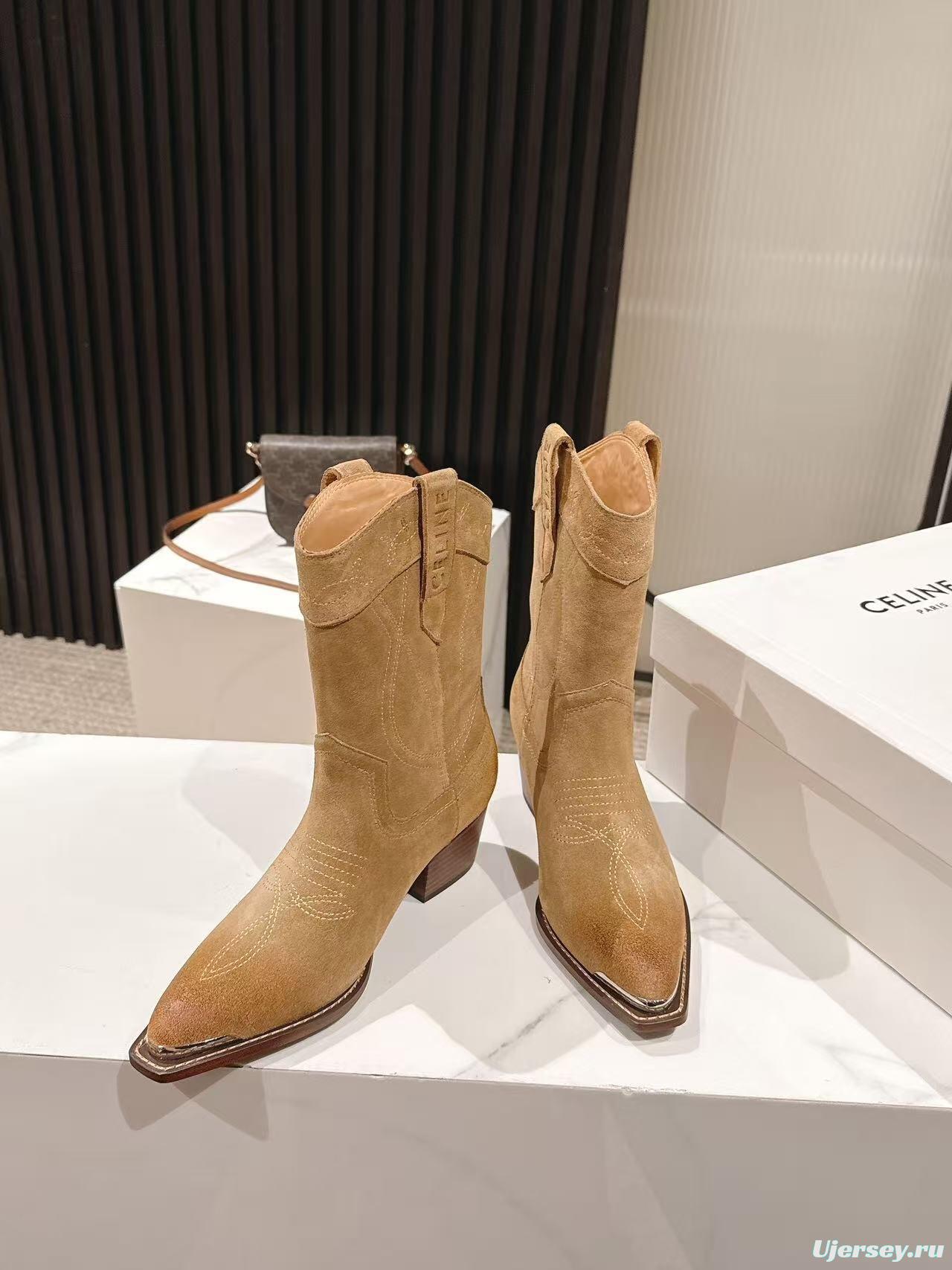 CELINE Fashion Boots 2025 SS Collection with Arch of Triumph Logo - LY00440