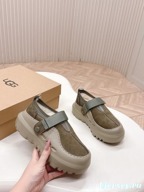 UGG 2025 SS New Wool Shoes with Lightweight EVA Sole and Water-Resistant Suede - KFY00260