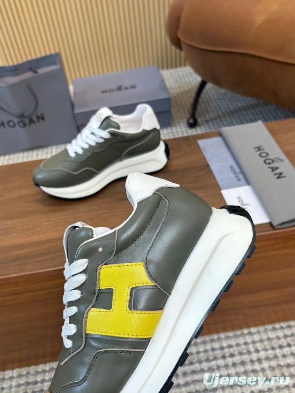 Hogan H-STRIPES Series Chunky Platform Dad Shoes Casual Sneakers - AS00350