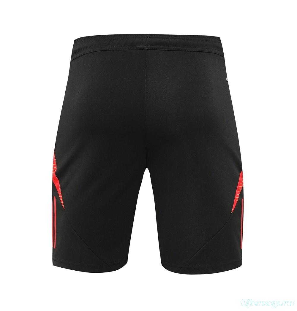2025 Belgium Black Short Sleeve+Soccer Shorts