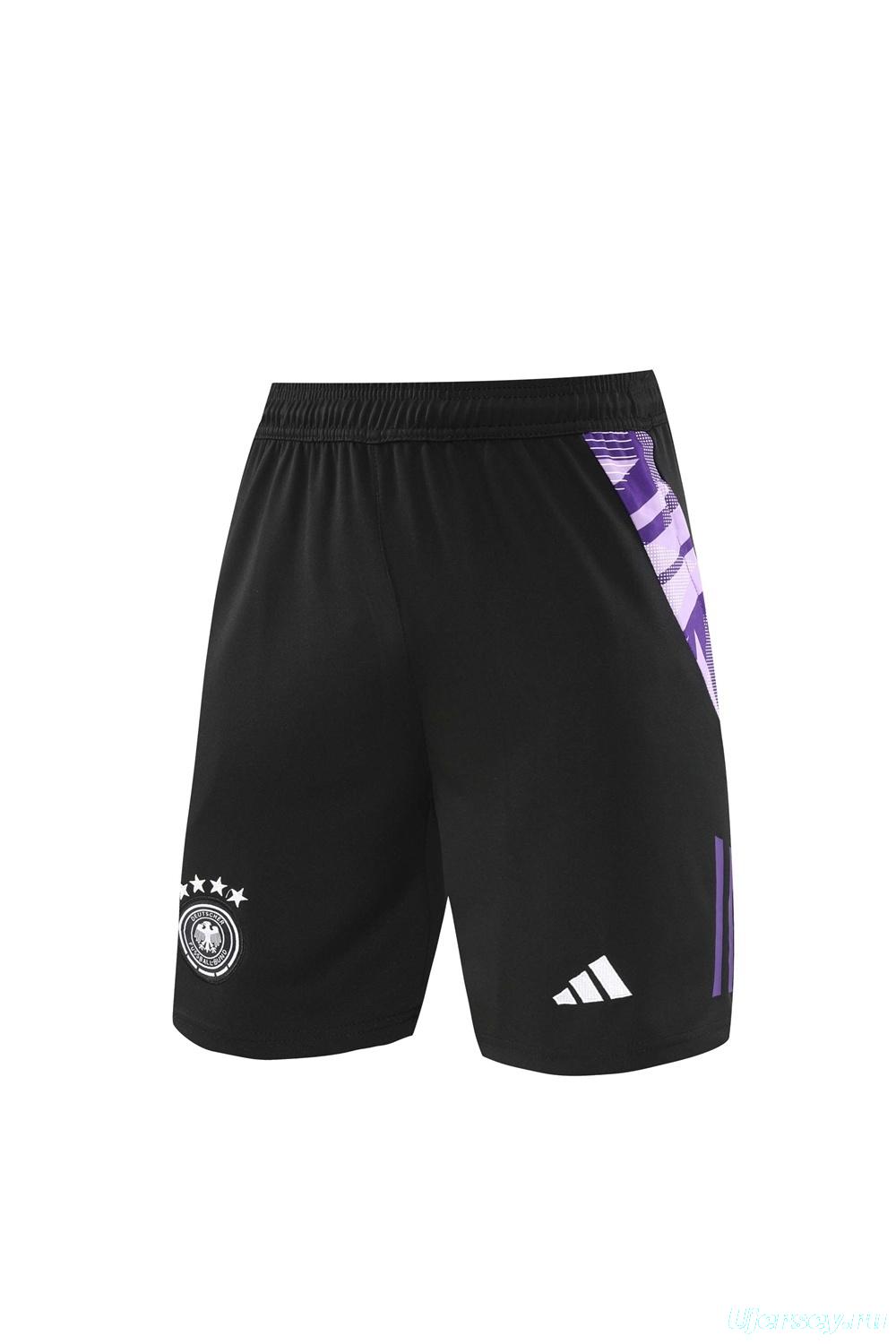 2025 Germany Purple Short Sleeve+Soccer Shorts