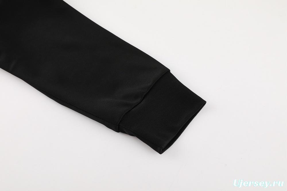 23/24 Newcastle Black S-2XL Half Zipper Jacket+Long Pants