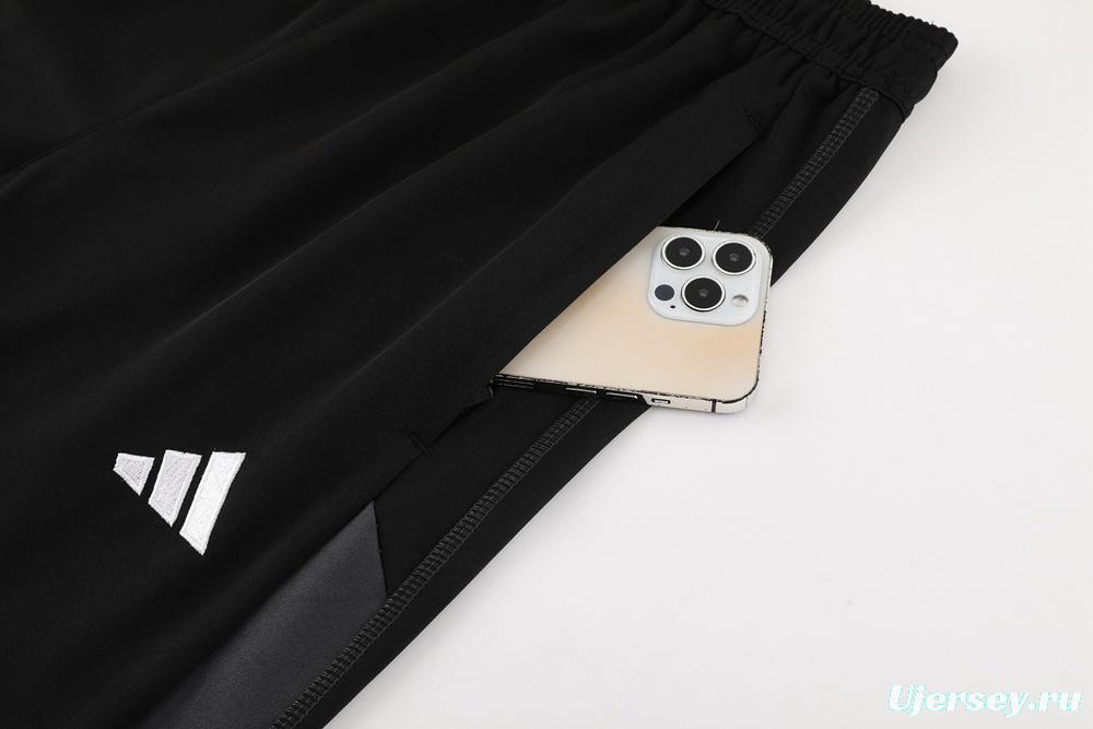 23/24 Turkey Black S-2XL Half Zipper Jacket+Long Pants