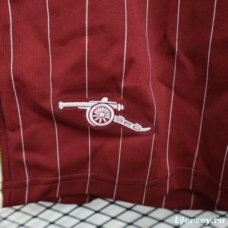 Player Version 25/26 Arsenal Wine Adidas Original Shorts