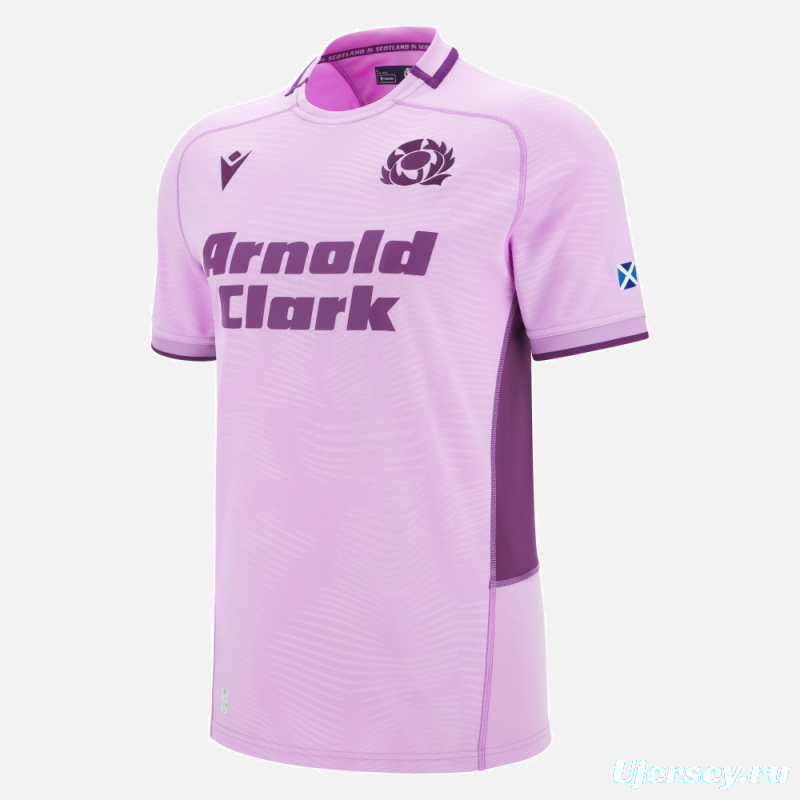 2026 Scotland Pink with Purple Trim Jersey