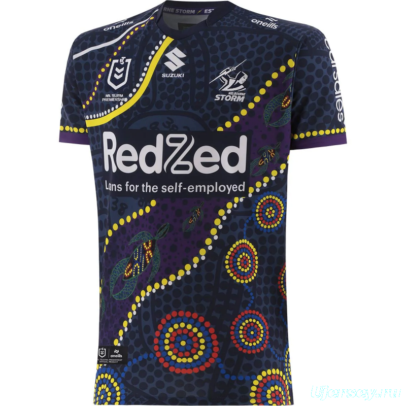 25/26 Melbourne Storm Navy with Indigenous Art Jersey