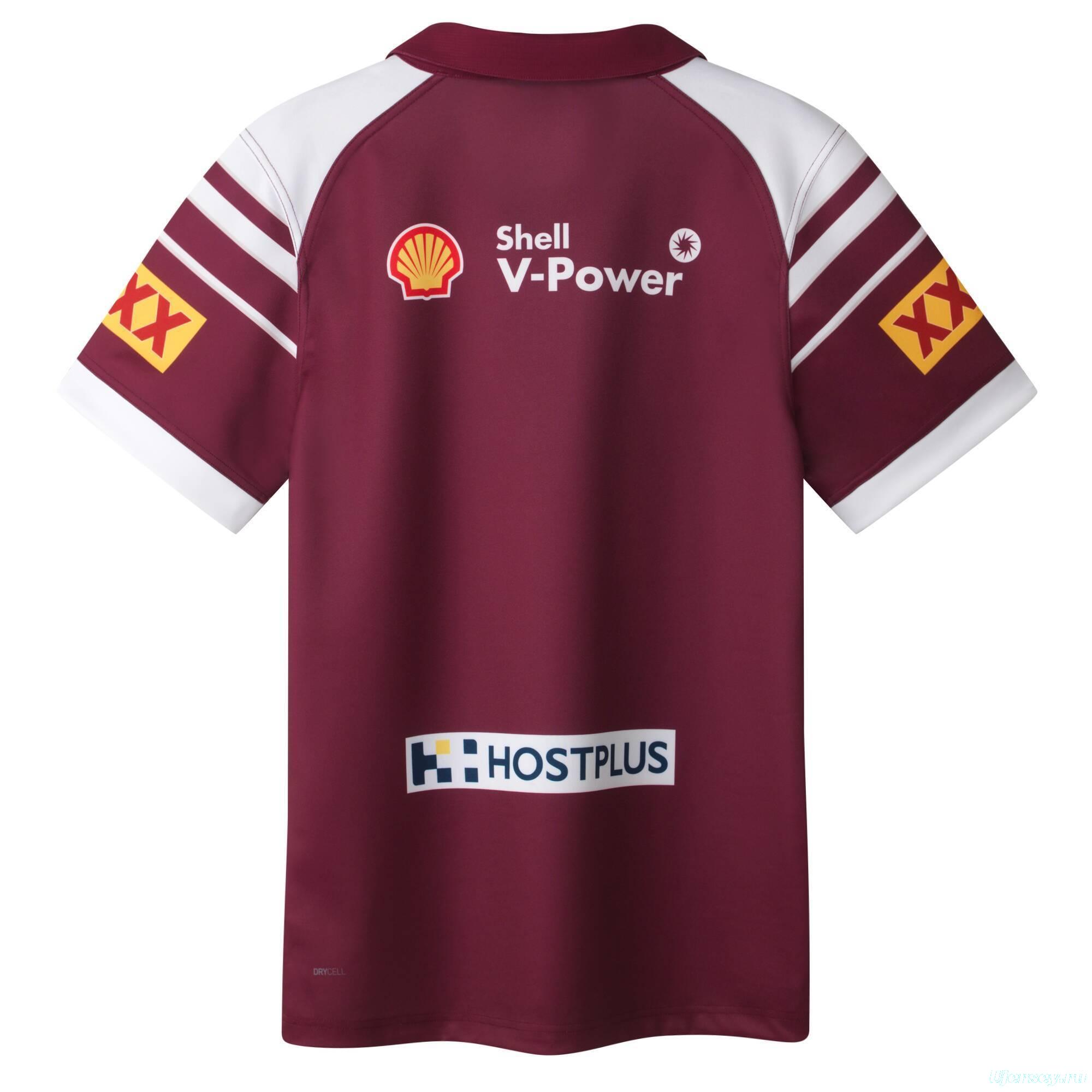 2026 Queensland Maroons Maroon with White Sleeves Jersey