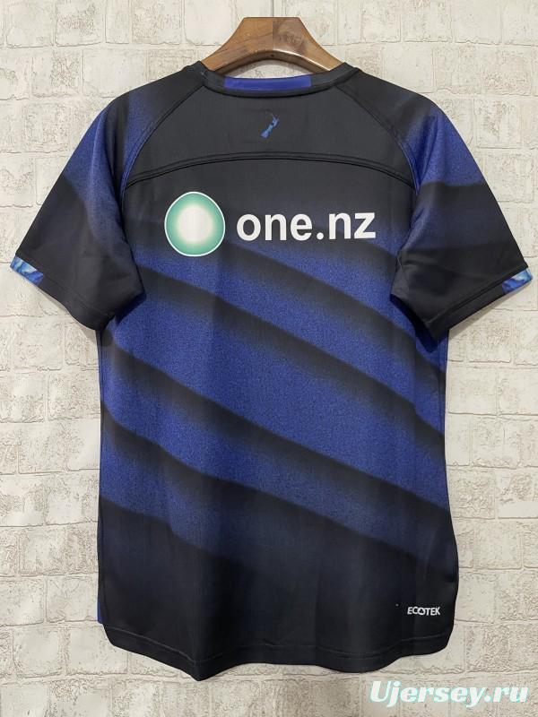 25/26 New Zealand Warriors Navy with Blue Diagonal Stripes Jersey