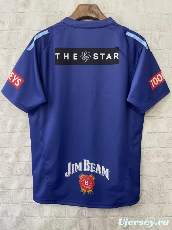 2026 NSW Blues Royal Blue to Sky Blue Gradient with Diamond Pattern Women's Jersey