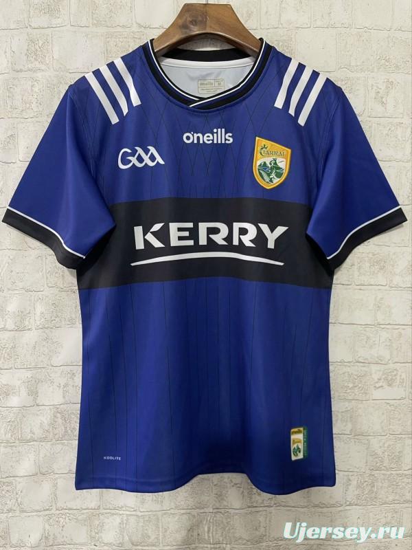 25/26 Kerry GAA Blue with Navy Band Jersey