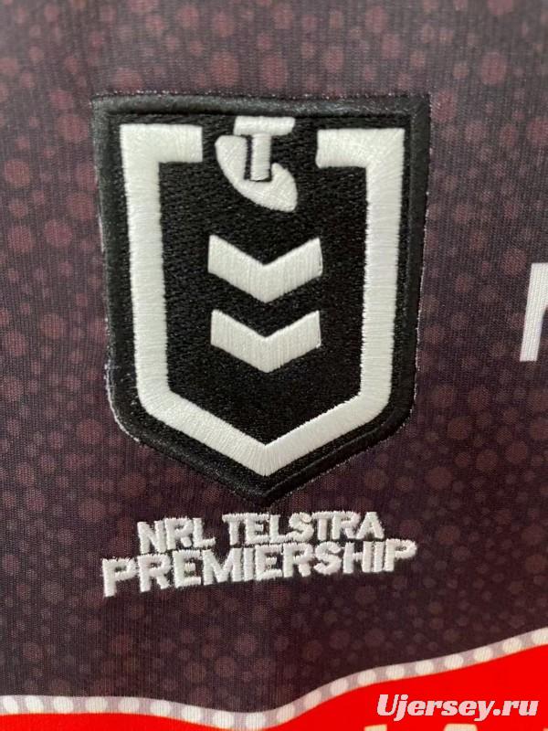 25/26 St George Illawarra Dragons Red with Indigenous Art Jersey