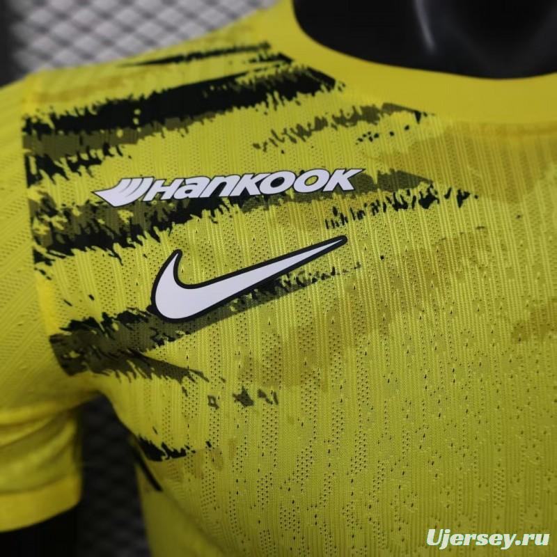 Player Version 25/26 Al-Ahli Saudi  Yellow Pre-Match Jersey