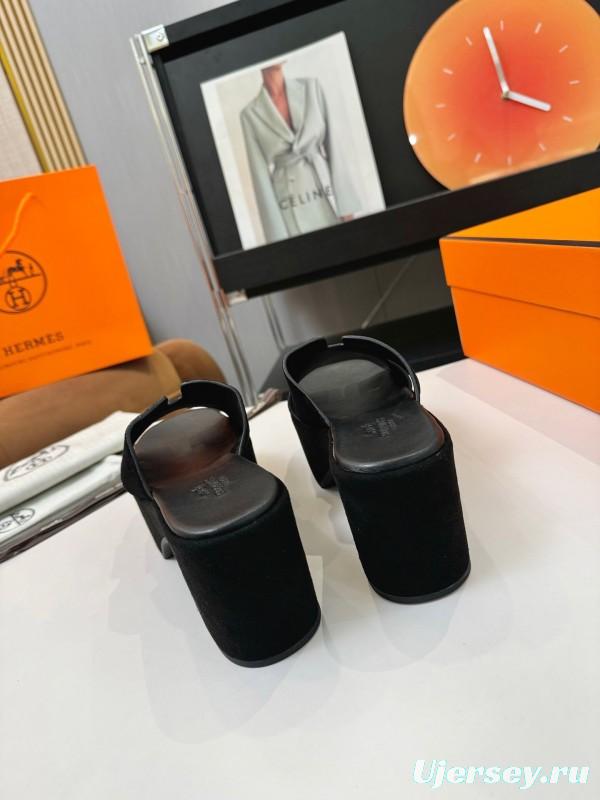 Adidas 2025 SS H-Love Classic Waterproof Platform H-Wedge Thick Sole Sandals - LY00