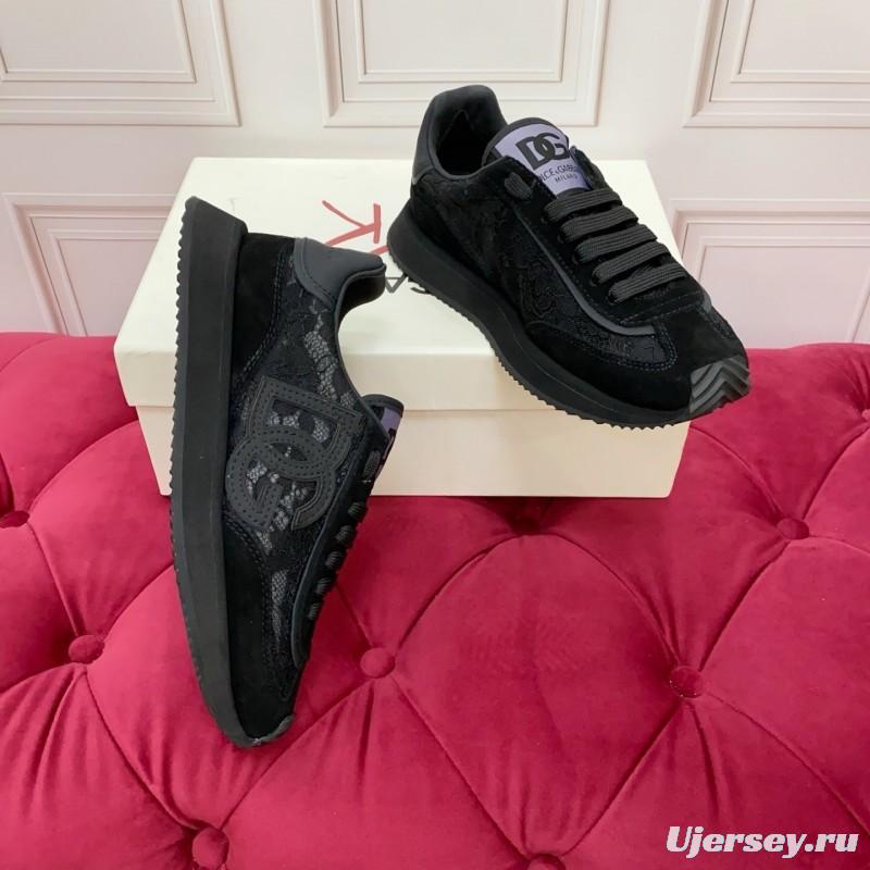 Dolce & Gabbana 2025/SS New Collection Luxury Embroidered Logo Sneakers - AS00300