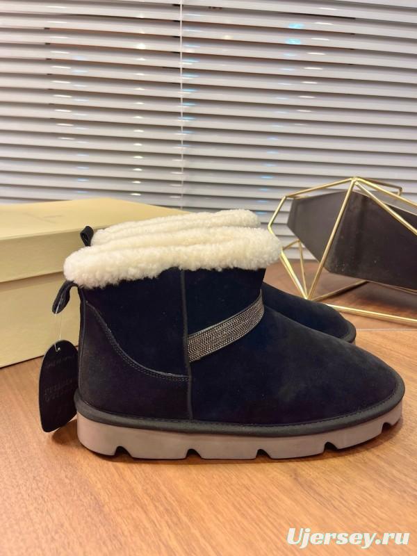 Brunello Cucinelli Winter New Snow Boots Sheepskin Buns Boots - AS00350