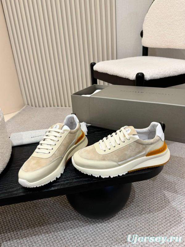 Brunello Cucinelli Casual Sneakers with Seasonal Colors and Leather Lining - KFY00320