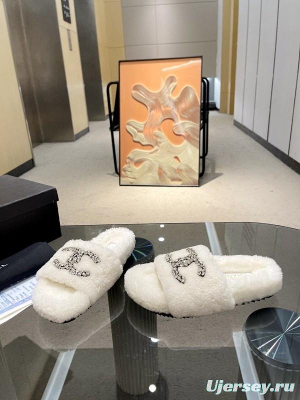 Chanel 2025 SS New Wool Slippers Soft Fine Wool - LY00280