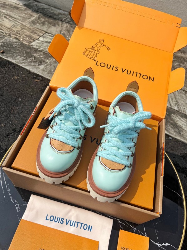 Louis Vuitton REMIX Lace-Up Derby Hiking Shoes - LY00340