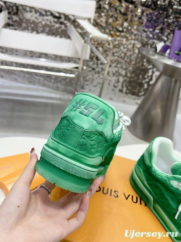 LV TRAINER Basketball Series Washed Sneakers - LY00430