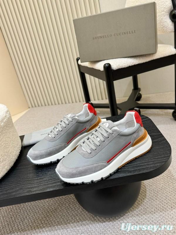 Brunello Cucinelli Casual Sneakers with Seasonal Colors and Retro Design - KFY00320