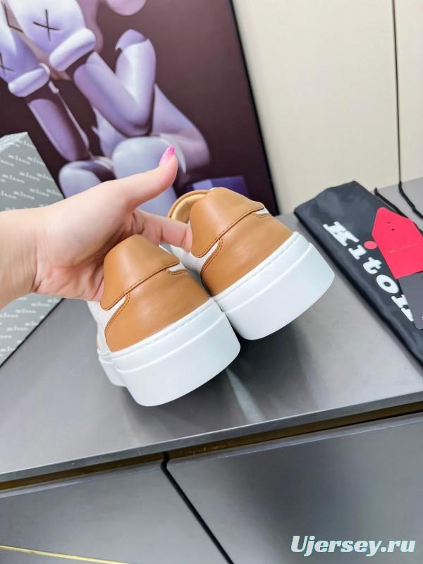 Kiton 2025 SS Tie-Detail Old Money Style Casual Men's Shoes - KFY00320