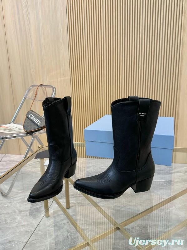 Prada Classic Pointed Boots 2025 SS - LY00370/LY00440